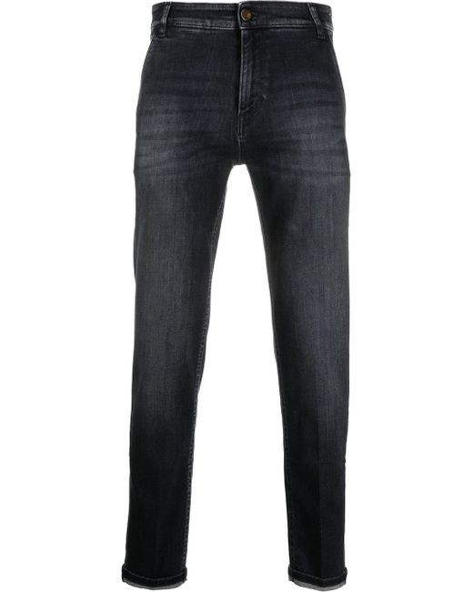 PT Torino logo-patch straight-leg jeans