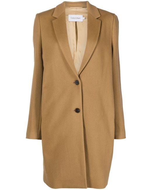 Calvin Klein single-breasted coat