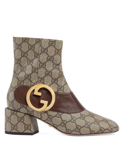 Gucci Blondie GG Supreme ankle-boots