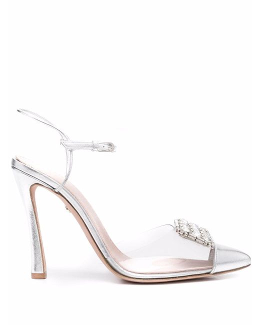 Giambattista Valli crystal embellished heels