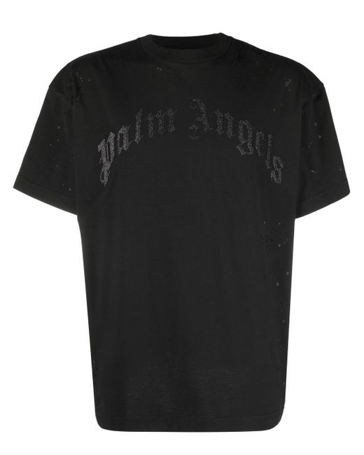 Palm Angels logo-print T-shirt