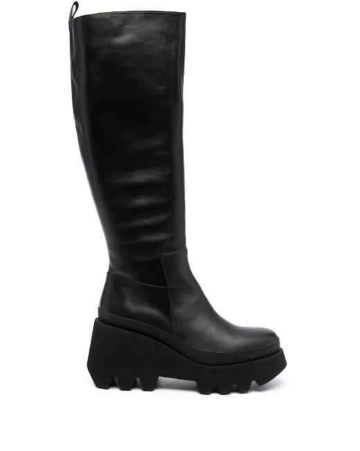 Paloma Barceló calf-leather knee-high boots