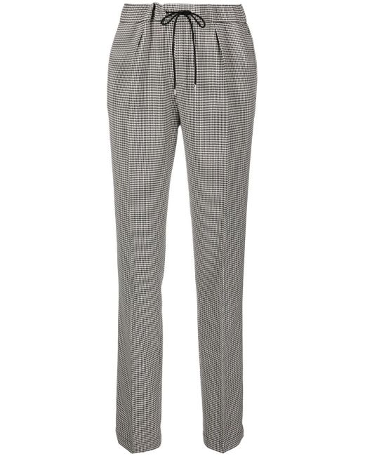 Ralph Lauren Purple Label checked pleat-detail tailored trousers