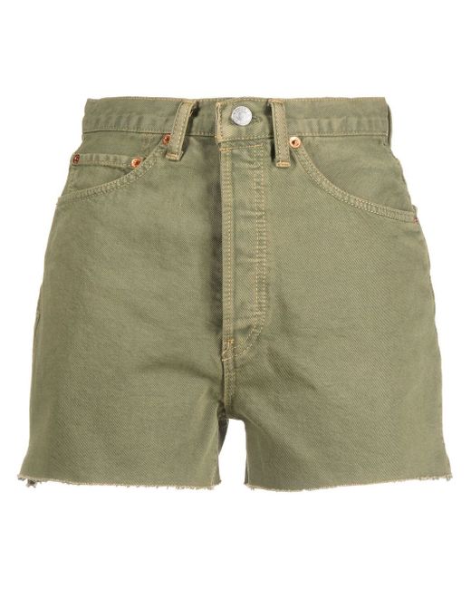 Re/Done mid-rise cut-off shorts