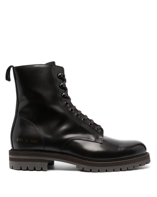 Common Projects lace-up leather boots