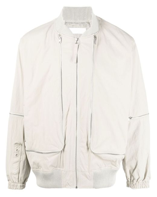 Helmut Lang zipped-up bomber jacket