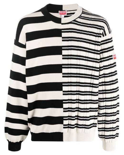 Kenzo mixed-stripe pattern jumper
