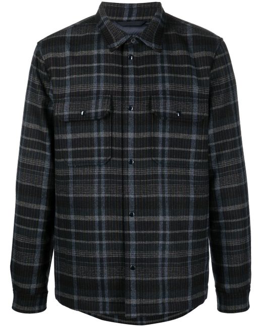 Woolrich plaid check-print shirt jacket