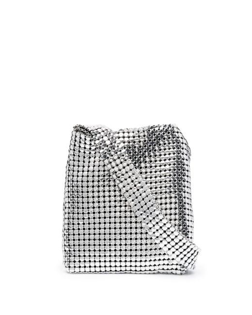 Paco Rabanne geometric metallic crossbody bag