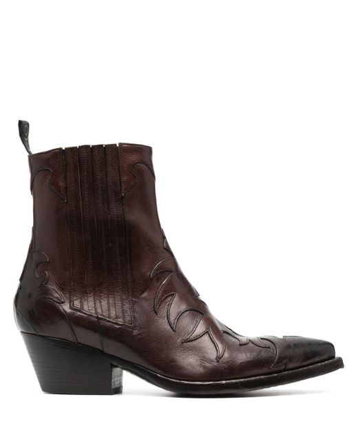 Sartore leather ankle boots