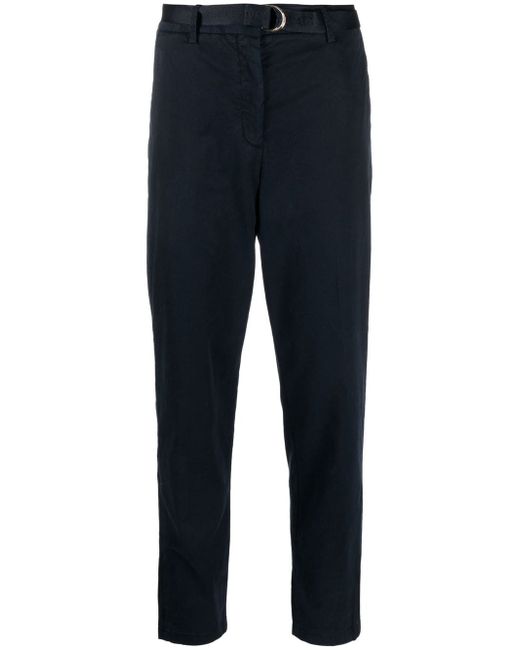 Tommy Hilfiger belted high-waist trousers