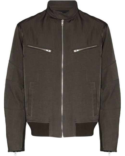 Helmut Lang Moto Flight zipped bomber jacket