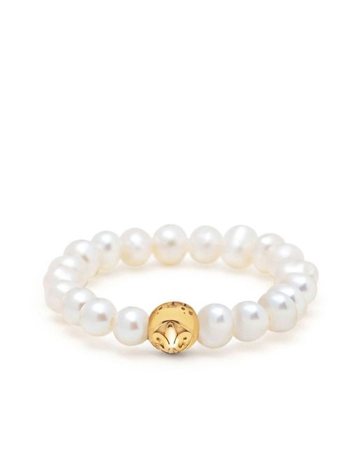 Nialaya Jewelry pearl beaded ring