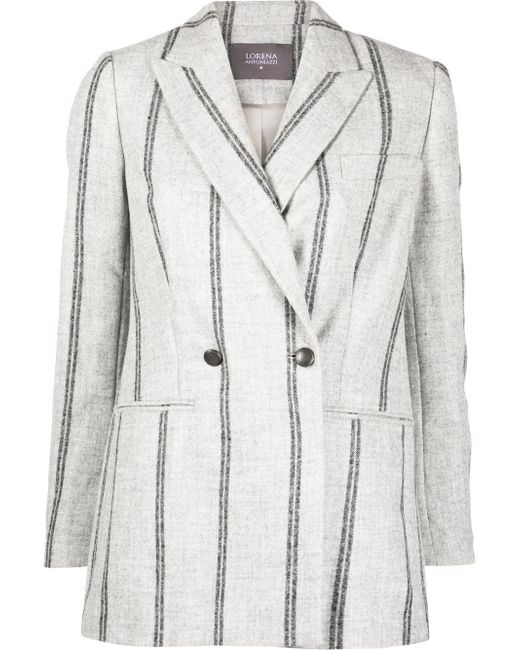 Lorena Antoniazzi stripe buttoned blazer