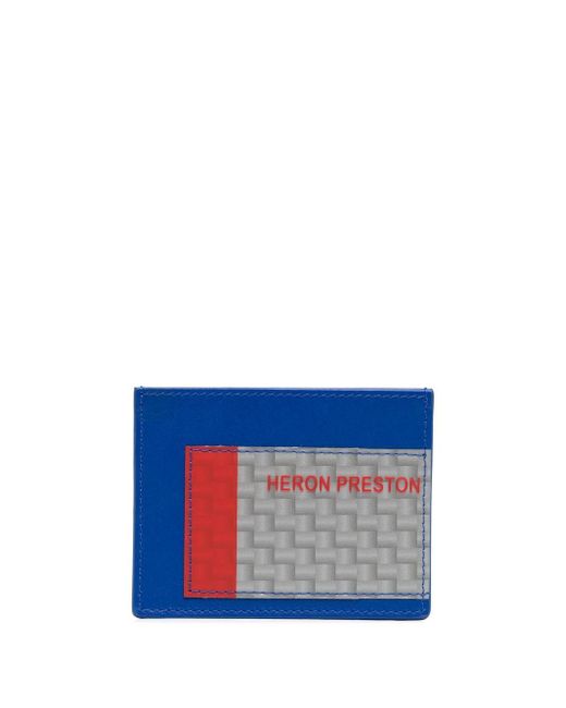 Heron Preston logo-tape card holder