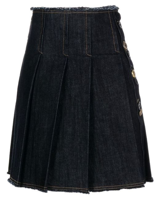 Dice Kayek high-waisted pleated skirt