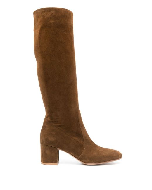Gianvito Rossi 60mm knee-high suede boots