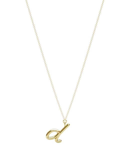 The Alkemistry 18kt yellow Love Letter D necklace