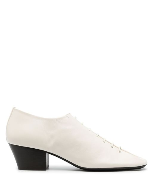 Lemaire heeled leather derby shoes