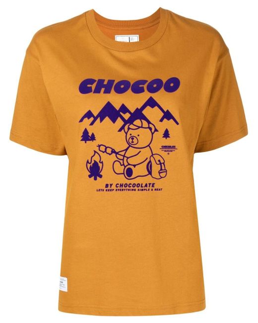 Chocoolate logo crew-neck T-shirt