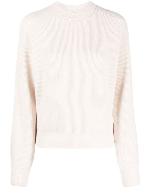 Peserico ribbed-knit wool-blend jumper