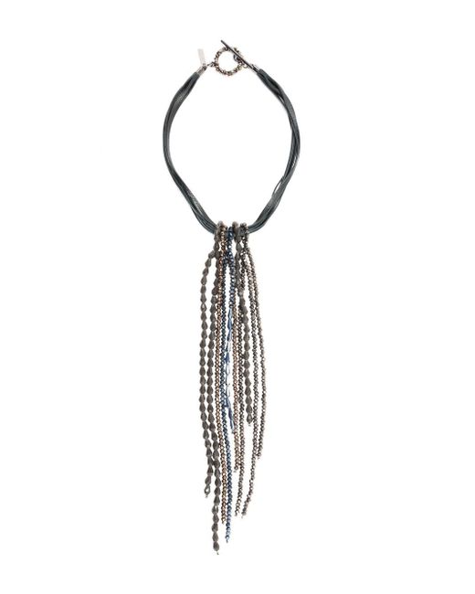 Peserico Choker bead-trim necklace