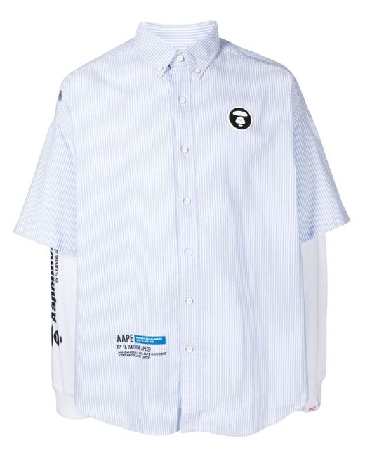 Aape By *A Bathing Ape® AapeUniverse layered shirt