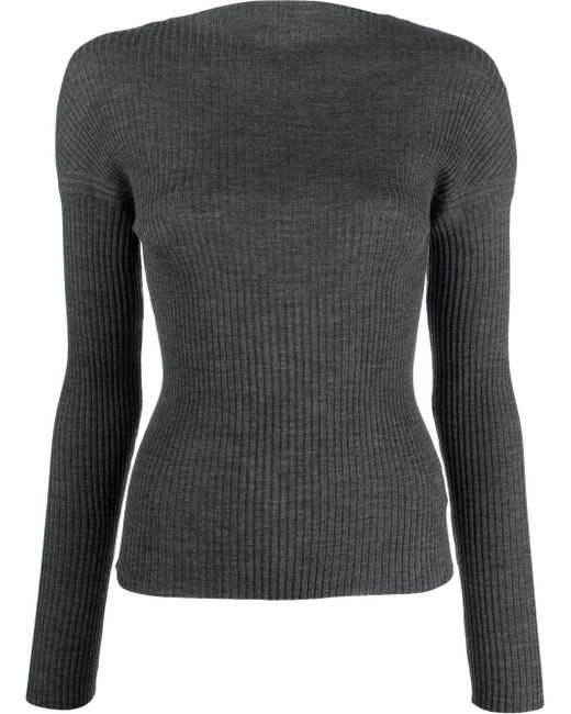 Mrz ribbed-knit long-sleeve top