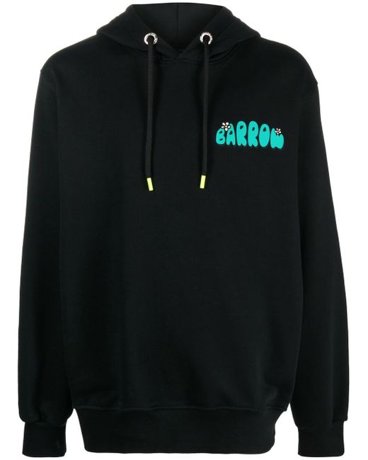 Barrow logo-print pullover hoodie