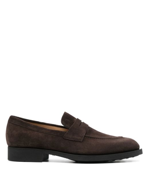 Tod's suede moccasin loafers