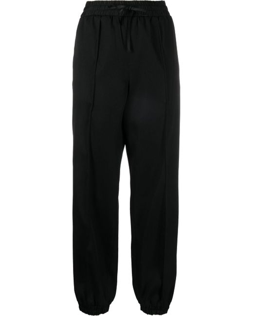 Jil Sander elasticated cotton track-pants