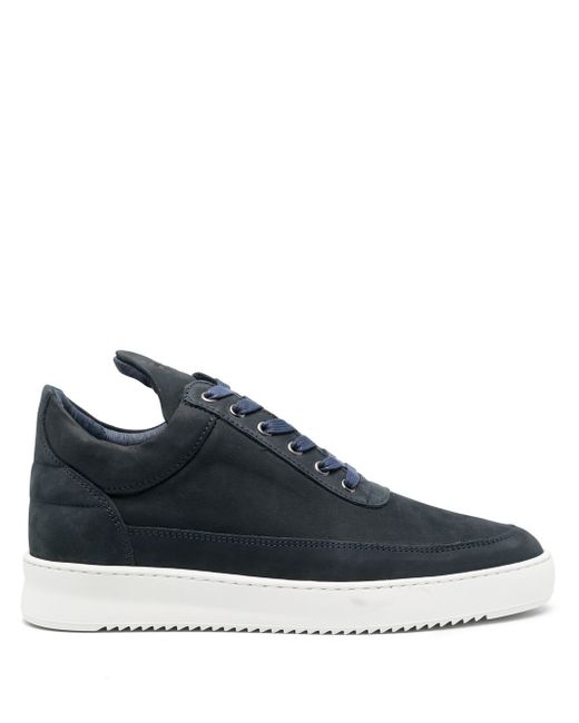 Filling Pieces low-top suede sneakers