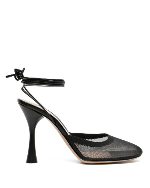 Gianvito Rossi strap-detail pointed-toe pumps