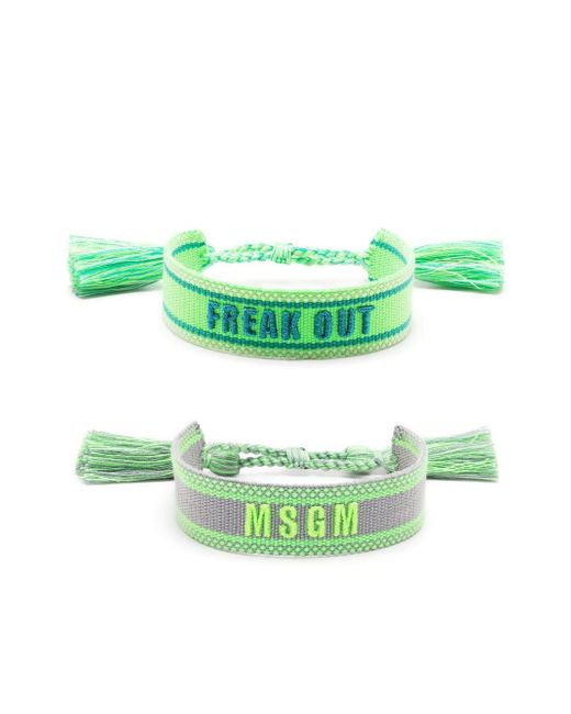 Msgm Freak Out double bracelet