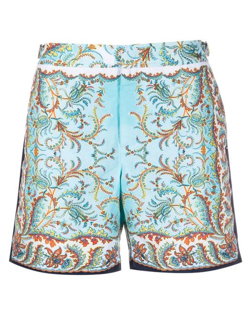 Orlebar Brown all-over paisley-print swim shorts