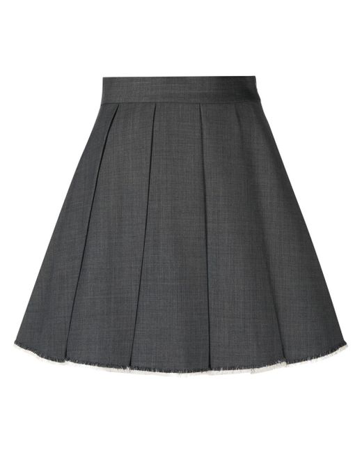 Shushu-Tong pleated A-line skirt
