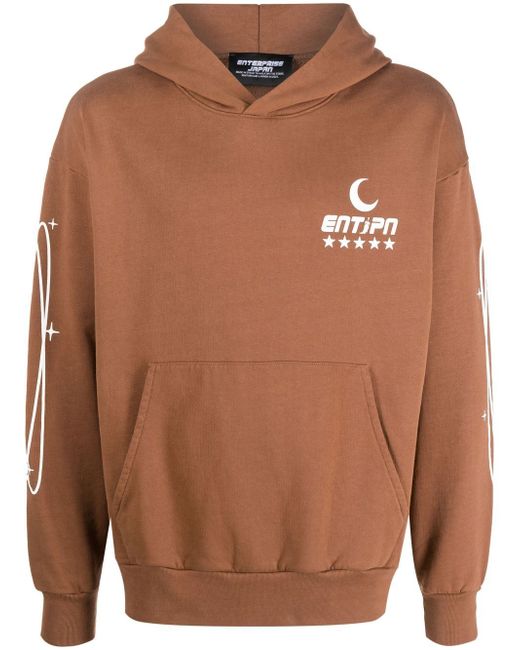 Enterprise Japan logo-print long-sleeve hoodie