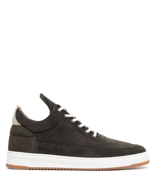 Filling Pieces suede low-top sneakers