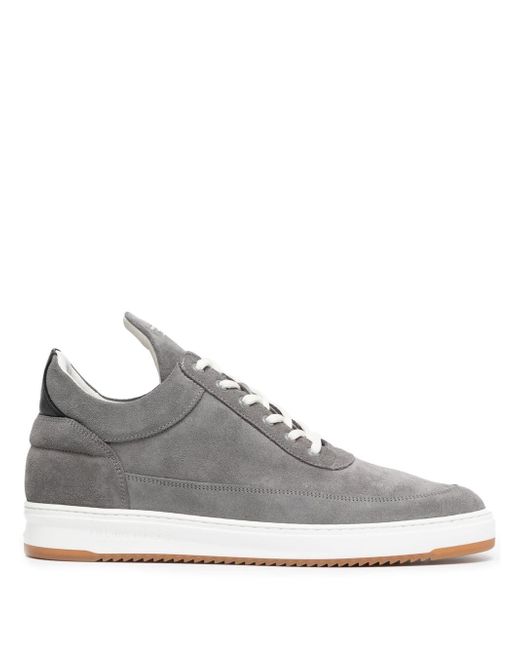 Filling Pieces suede low-top sneakers