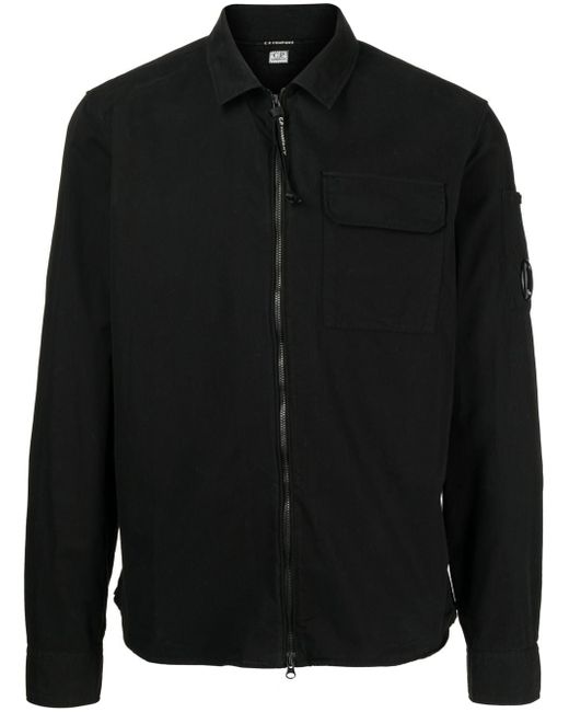 CP Company zip-fastening shirt