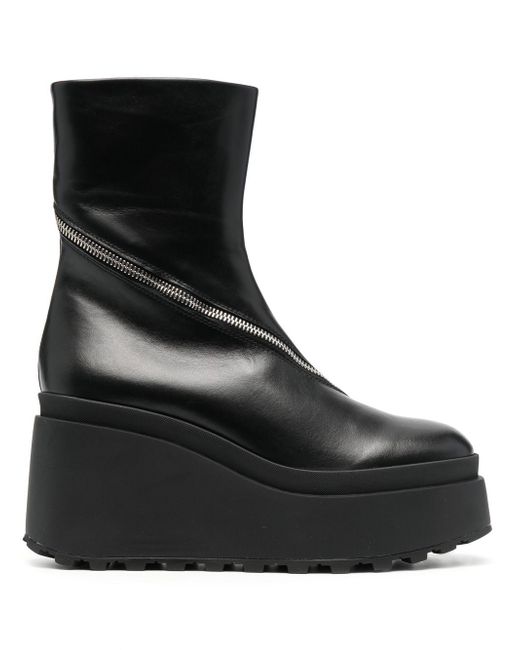 Vic Matiē platform leather ankle boots