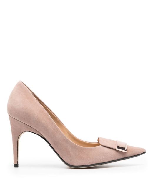 Sergio Rossi pointed 90mm heeled pumps