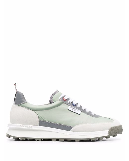 Thom Browne panelled low-top lace-up sneakers