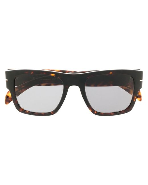 David Beckham Eyewear Bold tortoiseshell square-frame sunglasses
