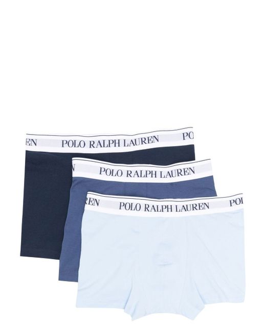 Polo Ralph Lauren logo-waistband boxers set of 3