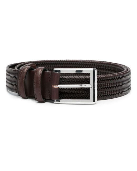 Moorer braided buckled belt