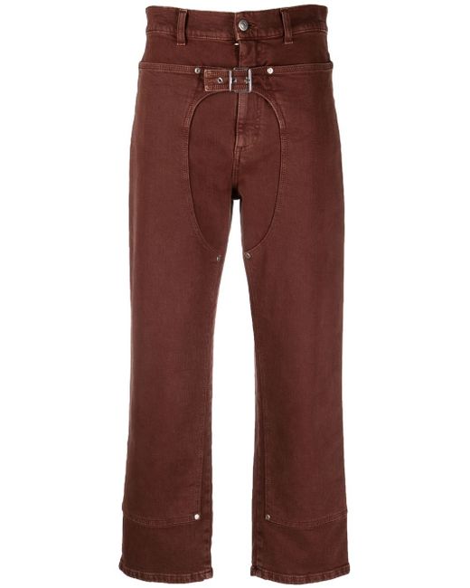 Stella McCartney Workwear cropped denim pants
