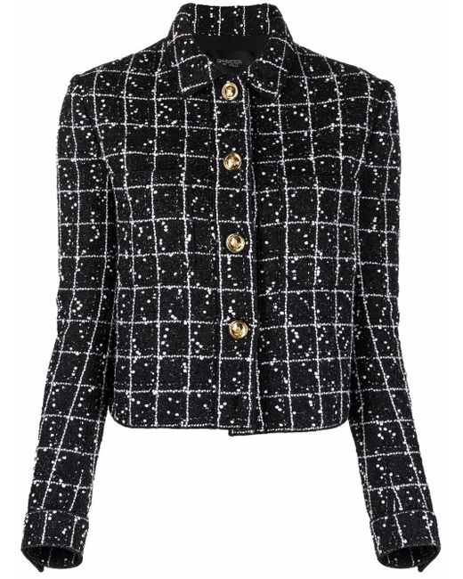 Giambattista Valli fitted tweed jacket