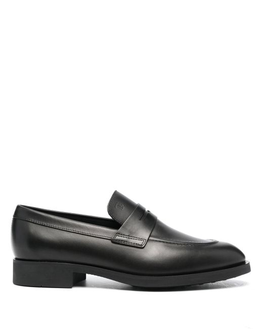 Tod's polished leather loafers