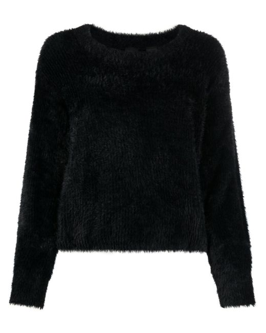 Pinko textured furry-knit jumper